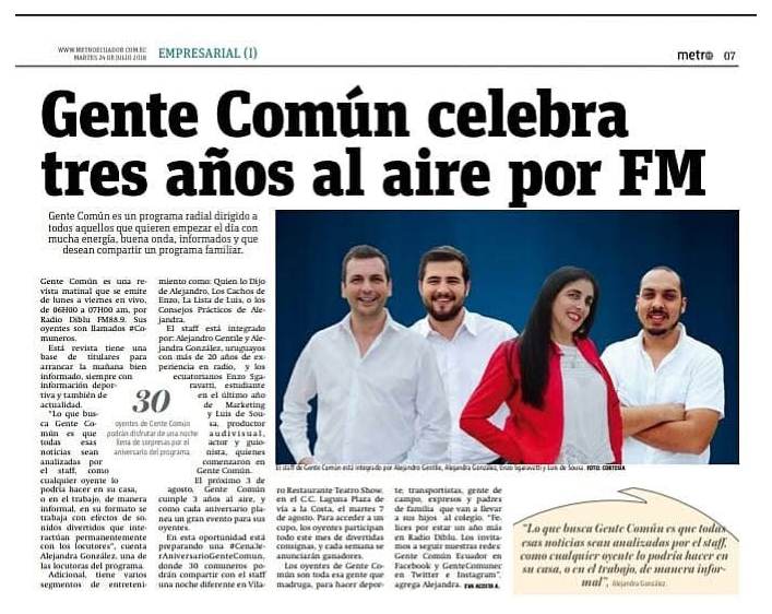 Ale Martell trabajando con equipos