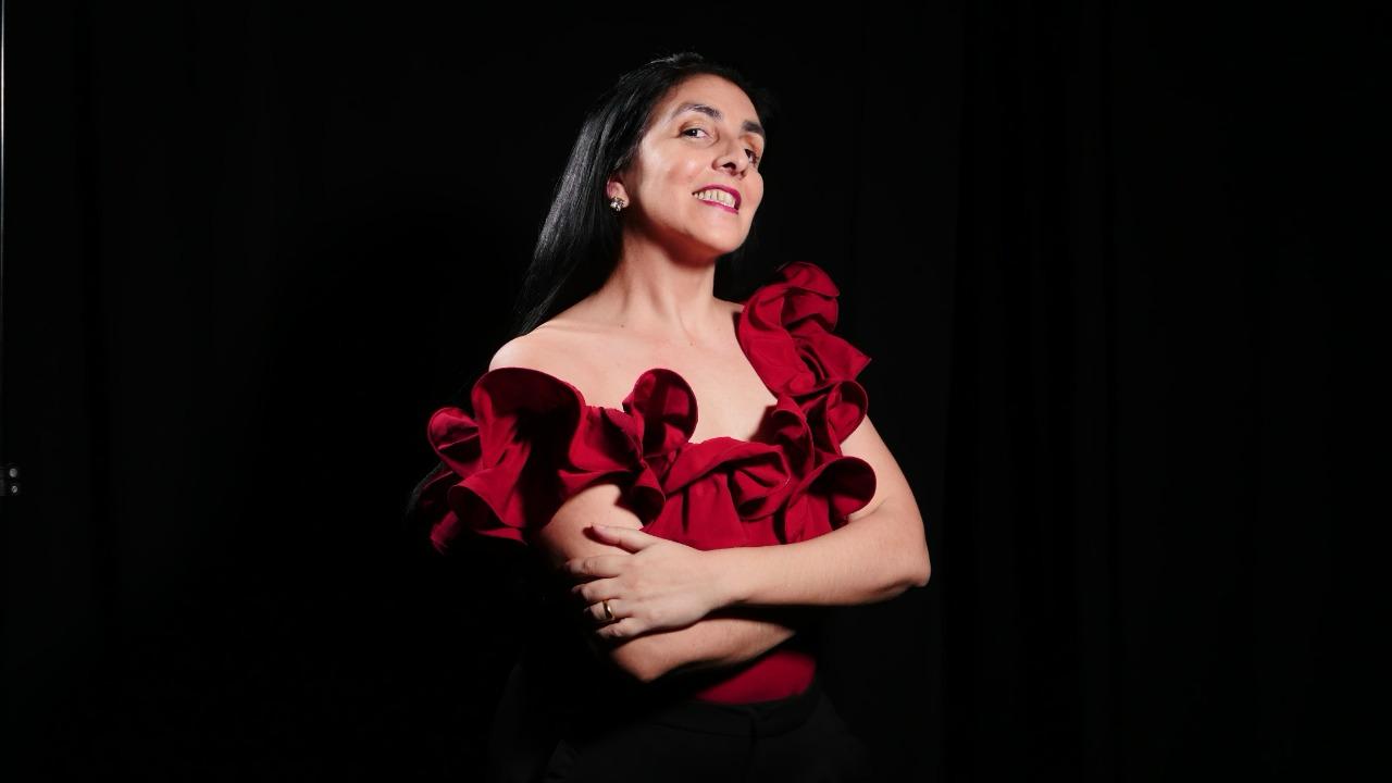 Ale Martell durante su etapa en radio y televisión